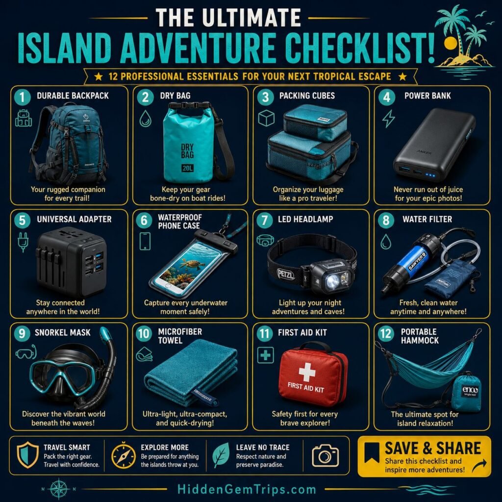 12 island packing strategy gear checklist for tropical travel