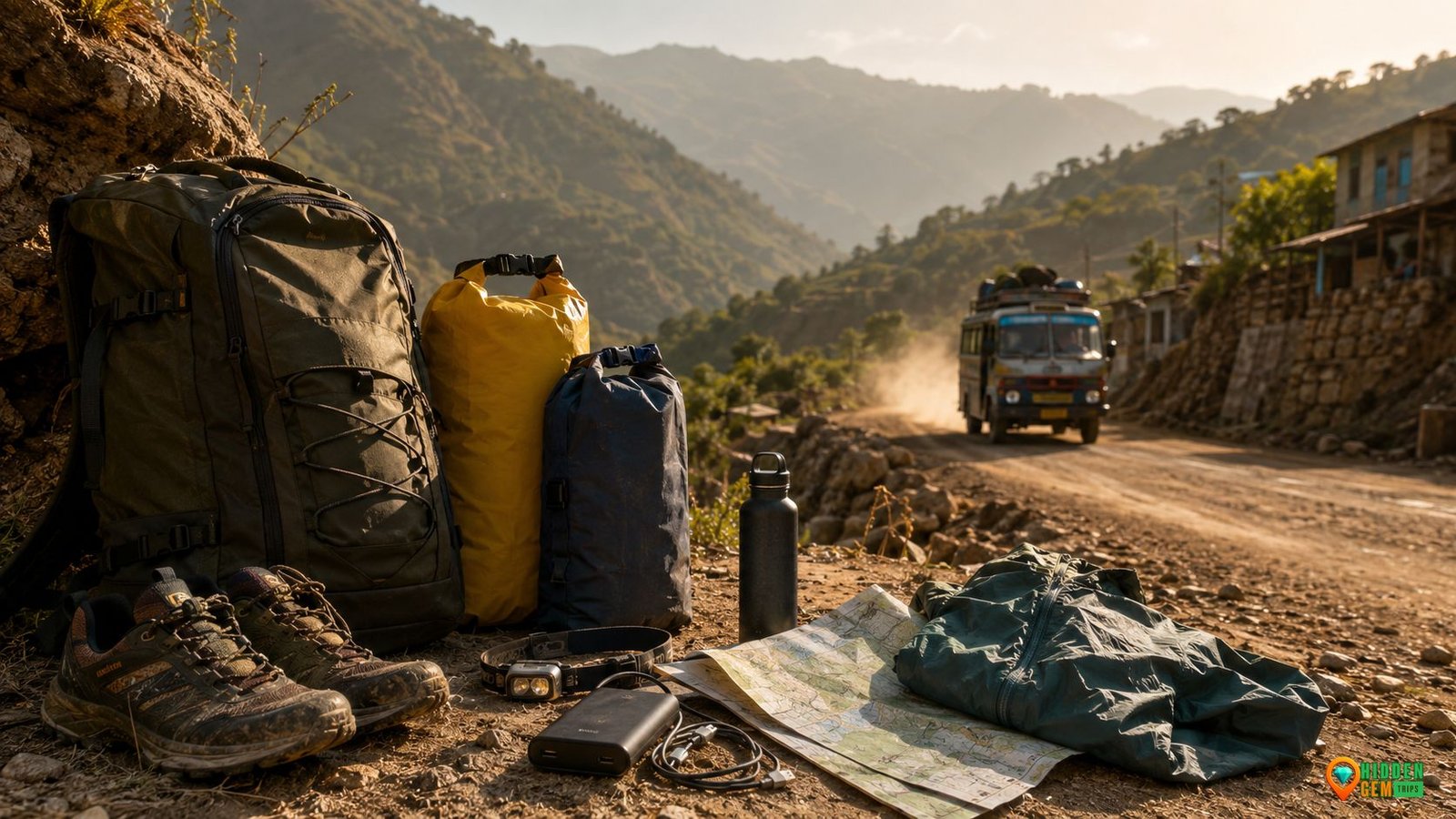 Remote travel gear essentials for bad roads and remote places