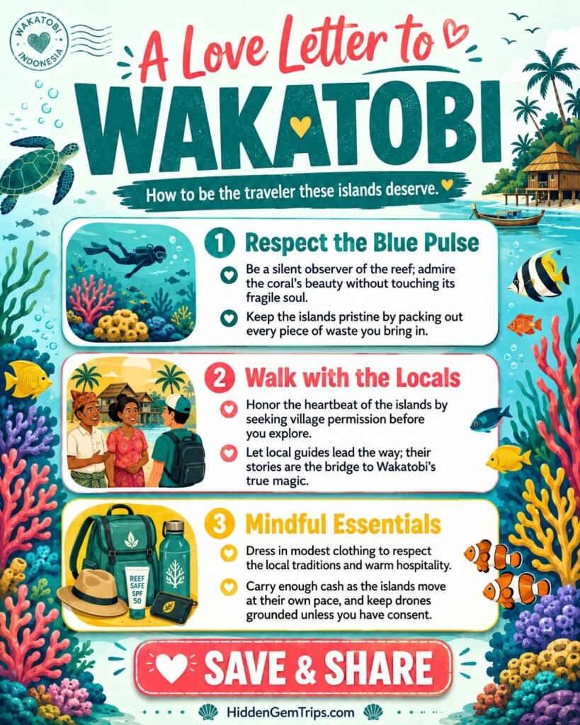 Wakatobi travel guide responsible travel checklist for reefs and villages