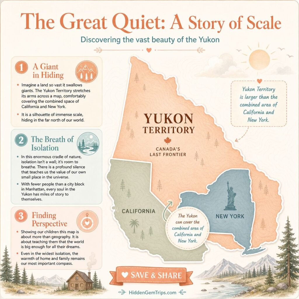 7 Brutal Truths: Breathtaking Isolation of Yukon Exposed 2 Visual map comparing the breathtaking isolation of Yukon to European countries.