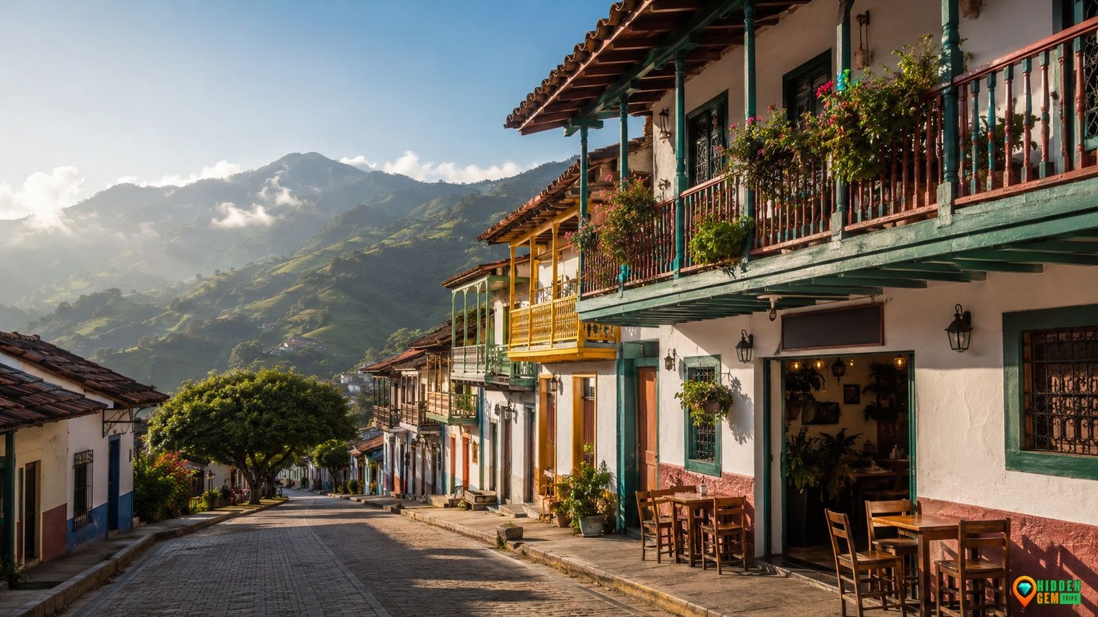 Home 5 Colombia coffee towns quiet local stops with colorful balconies and green mountain coffee farms