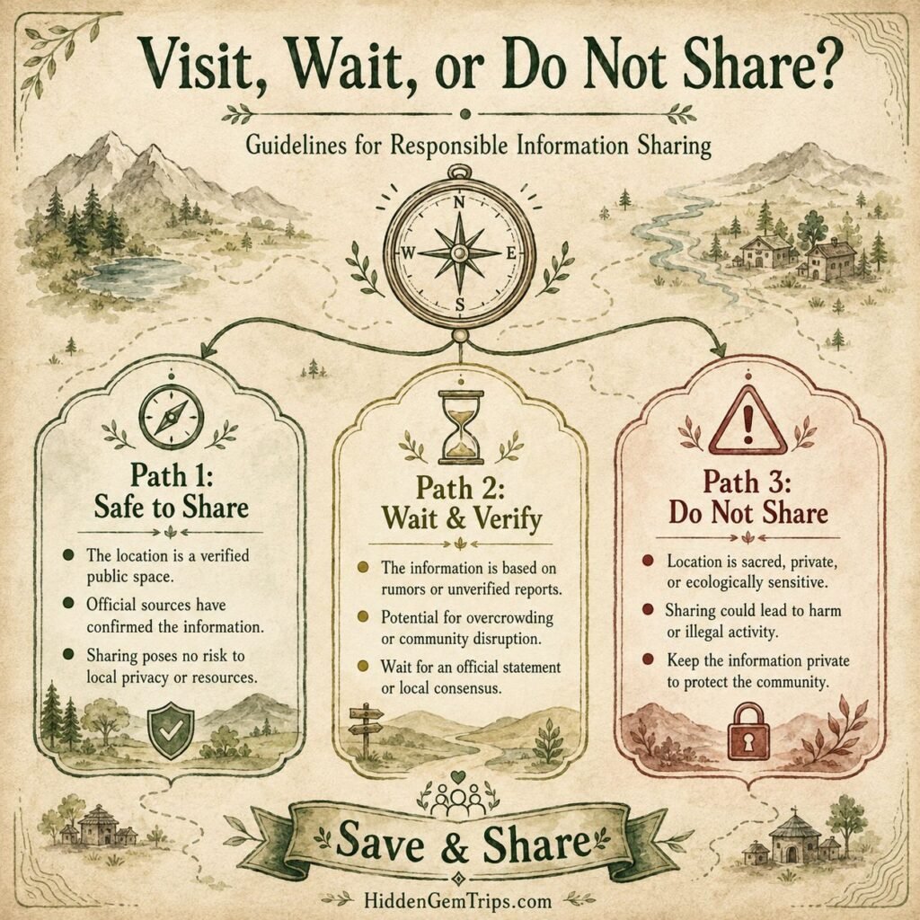 How to Tell If a ‘Secret Destination’ Is Actually Ready for Visitors 2 secret destination decision map for responsible travel planning
